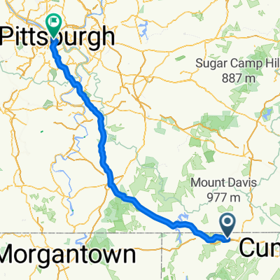 Grantsville to Pittsburgh