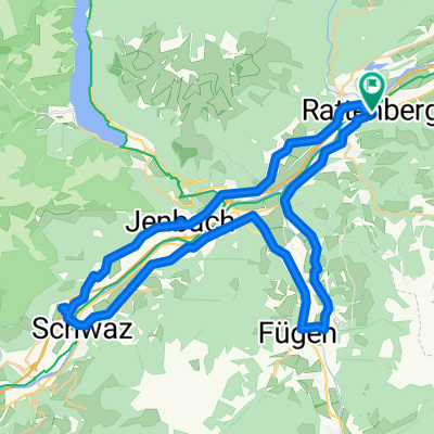 Rattenberg - Bruck - Fügen - Schwaz - Stans Klosterbräu - Jenbach - Rattenberg