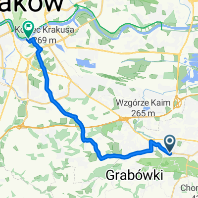 wieliczka-kraków spokojna trasa 1