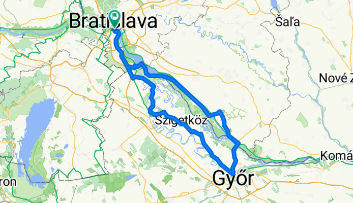 Bratislava, Gyor, Medvedov, Bratislava
