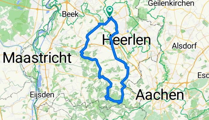 Trainingsrondje 1 60km 