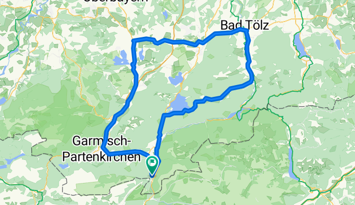 Mittenwald- Tölz - Murnau- GAP -Mittenwald