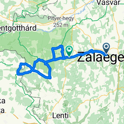 Zalaegerszegről Zalalövőre a Vadásató érintésével