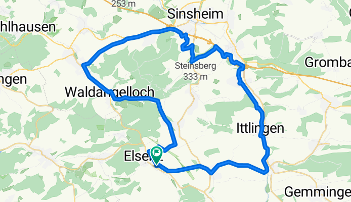 41 km Elsenz-Dühren-Angelbachtal