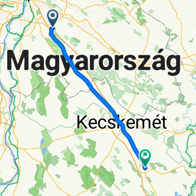 Felspakony to Kiskunflegyhza