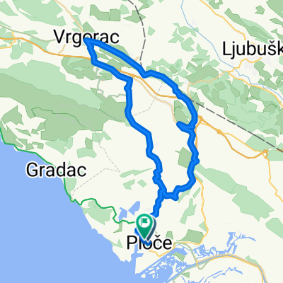 Ploče - Vrgorac - Ploče