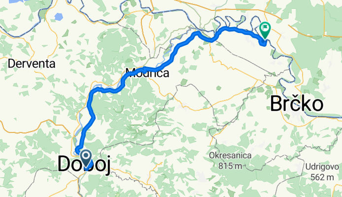 Ruta Doboj Modrica Orasje