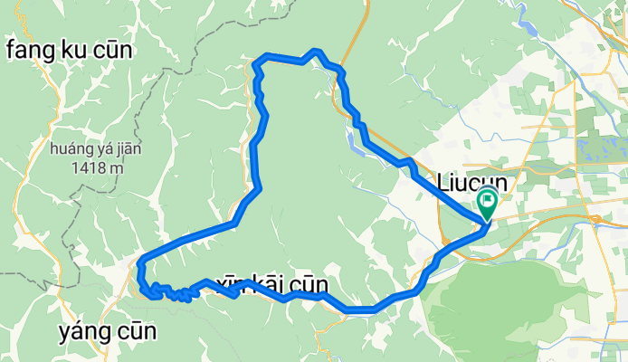 Bai Yang Gou 55km