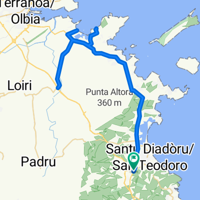 San Teodoro - Padrogiano - Capo Ceraso - San Teodoro