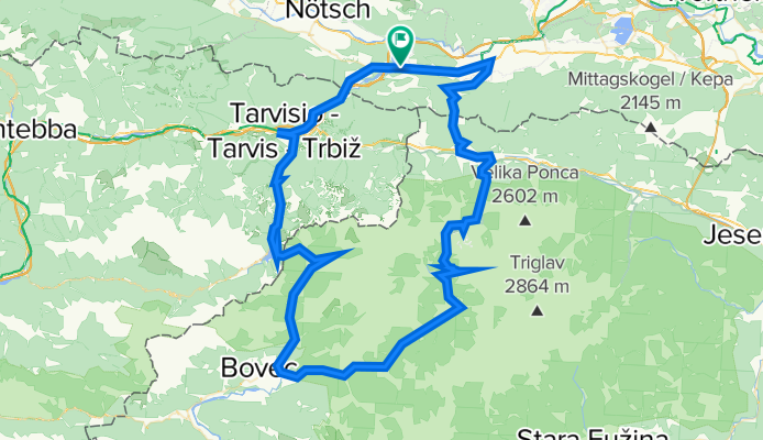 Rennradtour 4: Drei-Länder-Tour - Julische Alpen