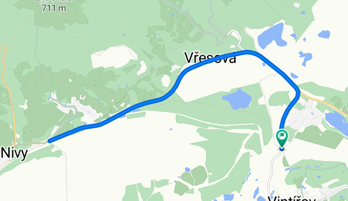 Giro Chodov - Vřesovská časovka - 13,0 km; 130 m