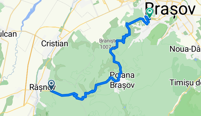 Rasnov(Rest.Acapulco)-Poiana BV-Brasov(Livada Postei)