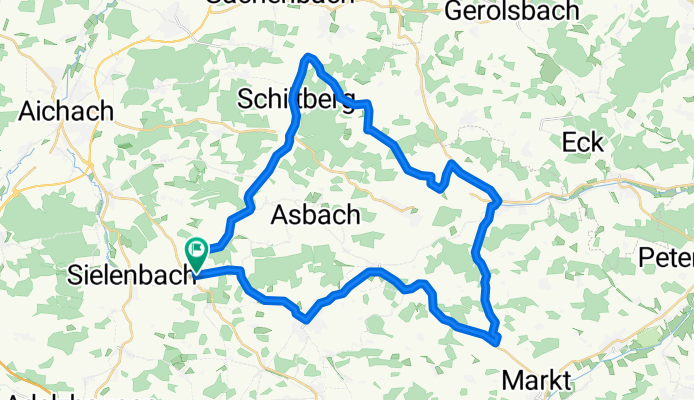 Wollomoos-Schiltberg-Hilgertshausen-Langenpettenbach-Altomünster-Wollomoos