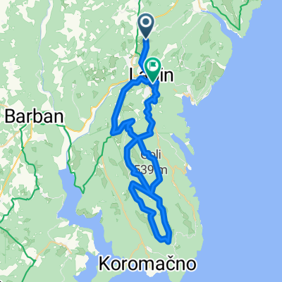 Labinjonski MTB marathon 2010 - 43km CLONED FROM ROUTE 598398 CLONED FROM ROUTE 913030