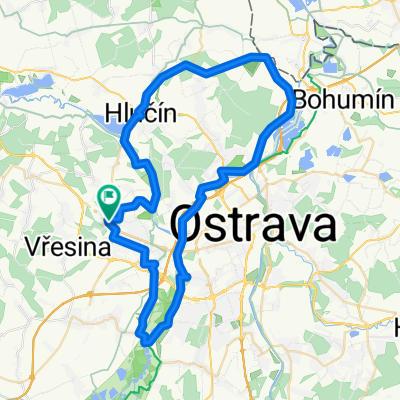Pustkovec - Polanka - Svinov - Landek - Antosovice - Silherovice - Hlucin - Lodenice - Poruba