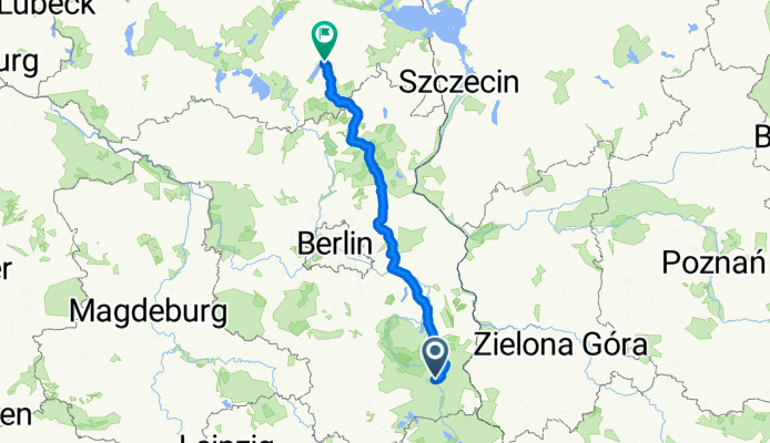 Cottbus-Fürstenwalde-Eberswalde-Templin-Neubrandenburg