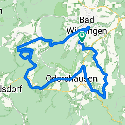 Bad Wildungen-Braunauer Warte-Hahnberg-Altstadt