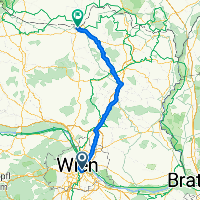 Day 1 - Vienna to Laa 80km