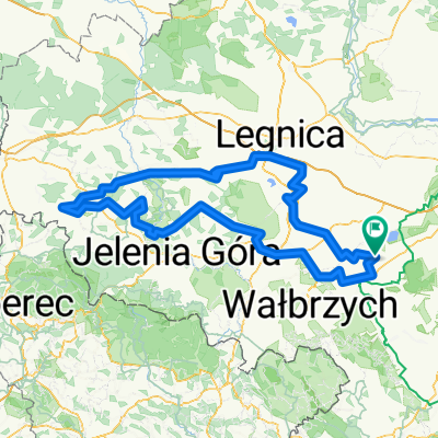 góry Kaczawskie deszcz