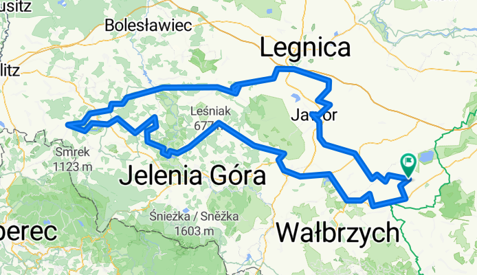 góry Kaczawskie deszcz