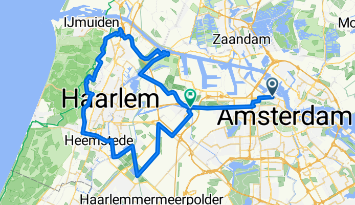 Rondje Kopje van Bloemendaal - route Cl. Boretti 75km CLONED FROM ROUTE 496893