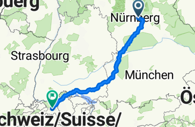Route in der Bikemap App öffnen
