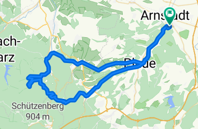 Route in der Bikemap App öffnen