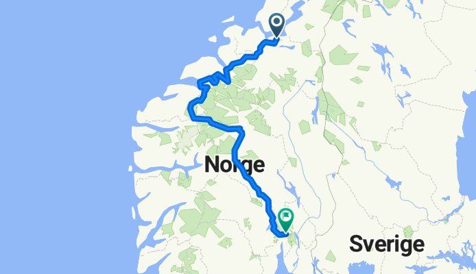 Trondheim - Droga Trolli - Oslo2