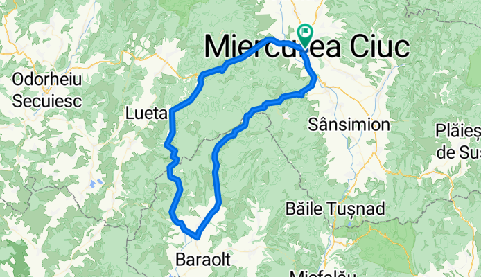 Csikszereda - Vargyasi szoros - Csikszereda