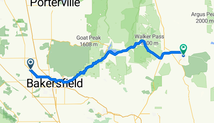 Shafter to Ridgecrest