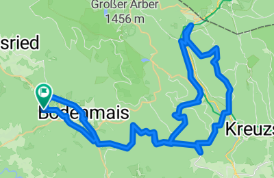 Route in der Bikemap App öffnen