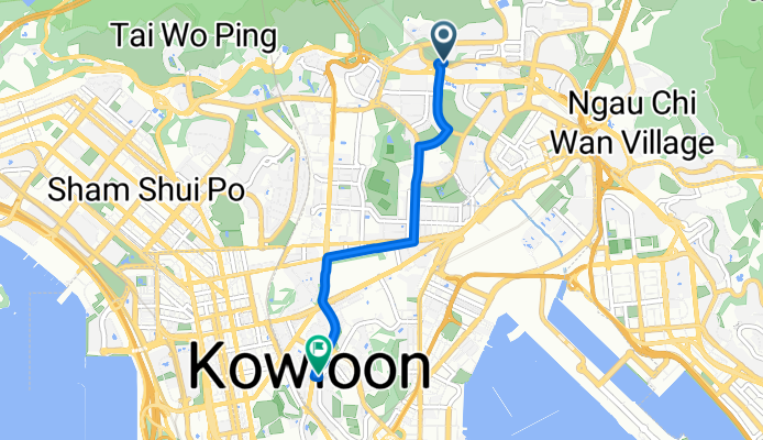 黃大仙上邨至何文田返工路線