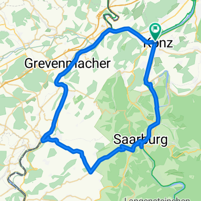 rundkurs saar mosel über saarburg