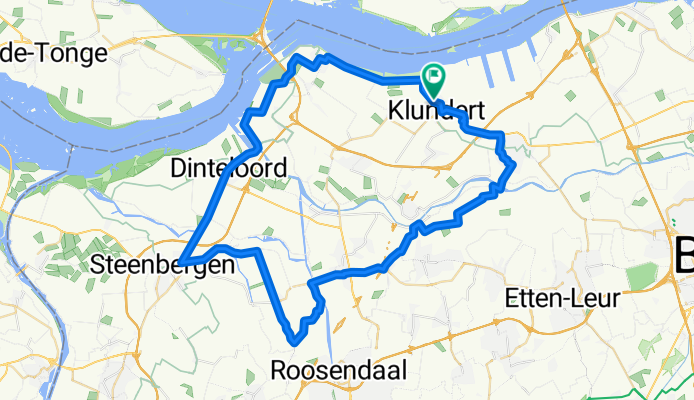 Rondje steenbergen / kruisland