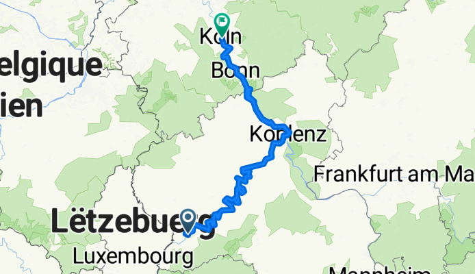 1, 2, 3, 4 Trier (Rhein-Mosel-Radweg bis Köln)