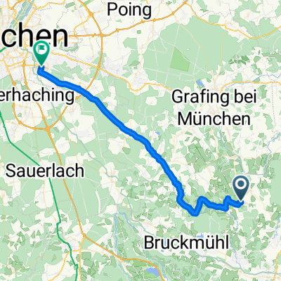 Von Tuntenhausen nach München/Neuperlach