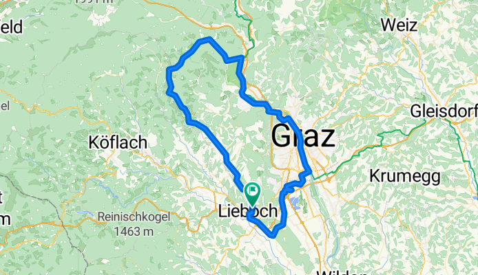 Liebochtal-Stübingtal-Graz-Unterprmestätten-Dobl-Lieboch