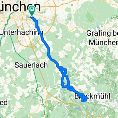 Trudering - Vagen (Mangfalltal) und zurück