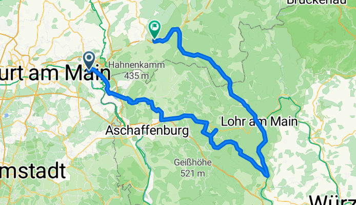 Spessart Ausfahrt