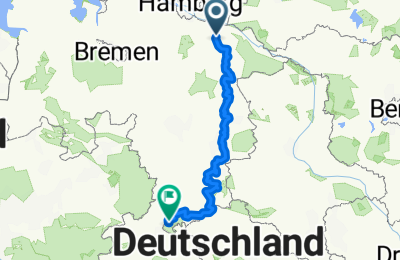 Route in der Bikemap App öffnen
