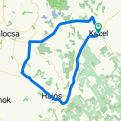 Kecel-Miske-Hajós-Kecel