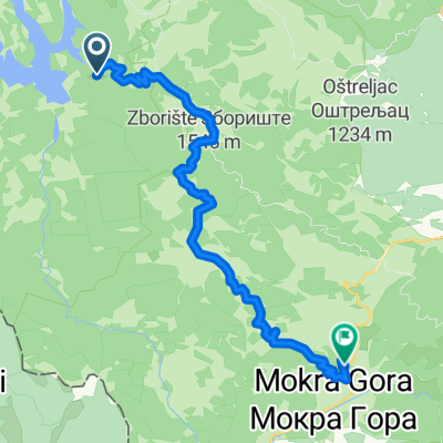 Zaovinsko jezero - Mokra gora