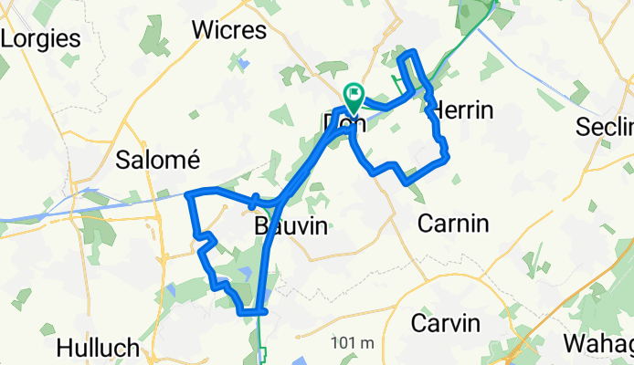 Don &gt; Wingles &gt; Annoeulin &gt; Herrin &gt; Wavrin &gt; Don
