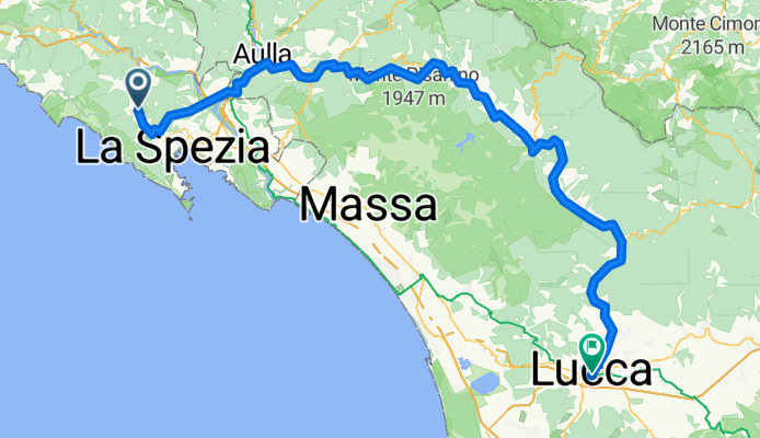 Ricco del Golfo to Lucca