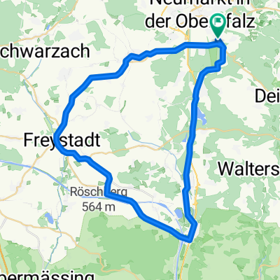 Neumarkt - Freystadt - Mühlhausen - 44km