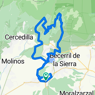 collado mediano-La Barranca(mirador de las canchas)- el calvario-la golondrina- collado mediano