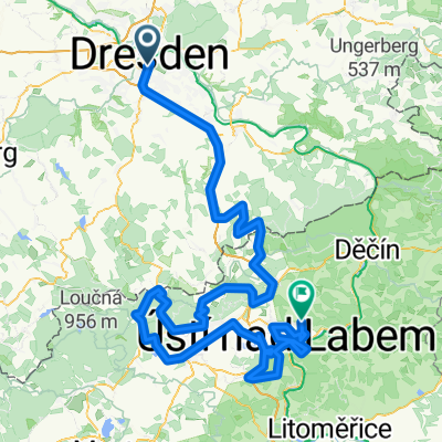 Langs de Elbe etappe 4 (Dresden- Usti nad Labem(Zezice))