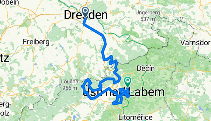 Langs de Elbe etappe 4 (Dresden- Usti nad Labem(Zezice))