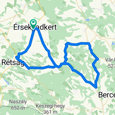 Érsekvadkert - Penc- Nógrádkövesd-  magyarnándor- Szente - Érsekvadkert