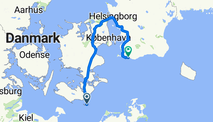 Gedser-Helsongör-Helsingborg-Malmö-Trelleborg
